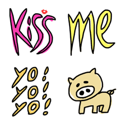Pop english emoji