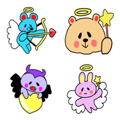 animal angel emoji