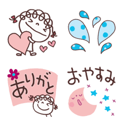 Adult girly Kururibbon Emoji