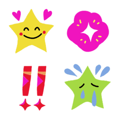Colorful and pop  Simple emoji