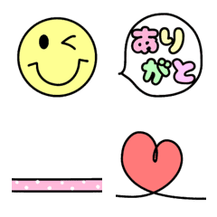 smile& Speech bubble &line emoji