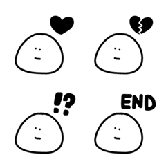 Crude emoji sirokuro