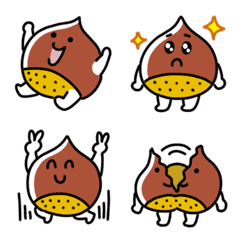 Sweet chestnut Emoji
