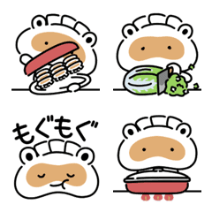 GYOZA NO TANUKI Emoji (Cooking ver.)
