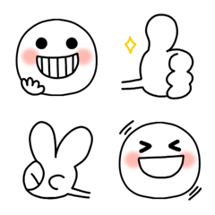 Cute Stylish Pastel Smile Emoji