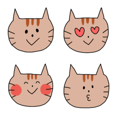 Cute cat face emoji