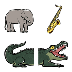 Creature and musical instruments