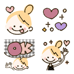 Oshakawa Girl Every day Emoji 2