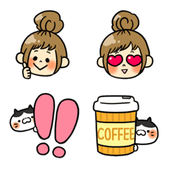 Machiko & Mikan of emoji