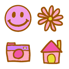 Pastel Color Simple Emoji – LINE Emoji | LINE STORE