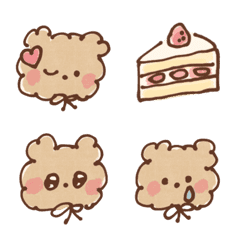 Fluffy teddy bear. (Emoji)