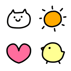 Simple and easy to use. Basic emoji set