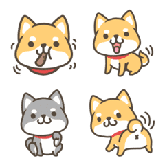 Emoji do bom amigo Shiba Inu