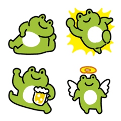 可愛的青蛙表情符號