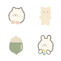 fluffy animals moji2