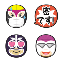 pro wrestling luchador emoji part6
