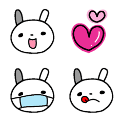 a graffiti rabbit Emoji 1