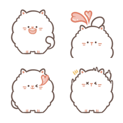 Fluffy Cats (Emoji ver.)