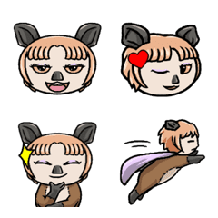 Lady capybara tomochi emoji