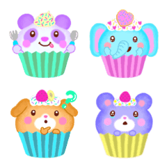 Cupcake Animals Emoji 2