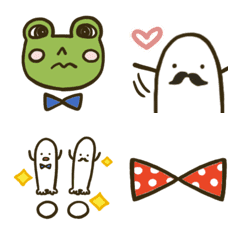 Frog Kerol and mysterious creature Emoji