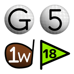 144 golf ball alphabet numbers & symbols