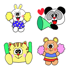 Cheerful animal emoji