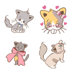 Kitties stickers (retro)