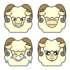 Emoji of sheep