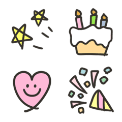 Happy birthday yurukawaii emoji