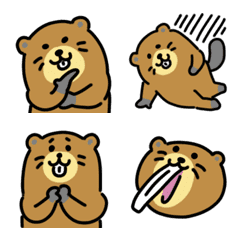Swimming beaver Emoji
