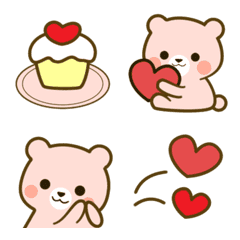 Omokuma chan 02 Full of hearts Emoji