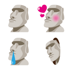 Moai emoji | Poster