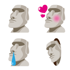 Moyai Griffin, Moai Emoji