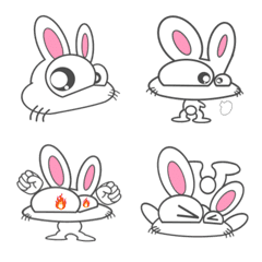 That rabbit's emoji
