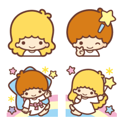 Little Twin Stars Emoji (Retro)