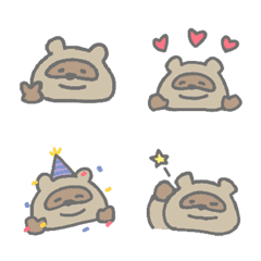 clumsy racoons emoji
