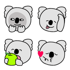 Big Face Koala Emoji 