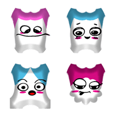 Gang head color emoji
