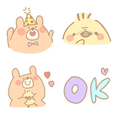 pastel bear emoji