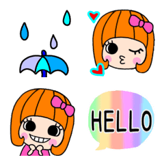The big eyed girls emoji