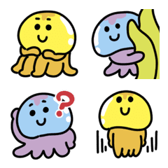 Blue jellyfish Emoji