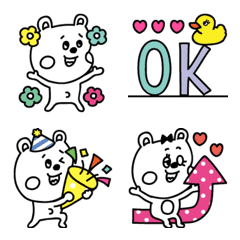 noamaman bear emoji celebration