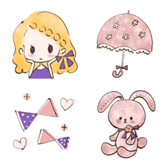 Okakawa friendly girly emoji