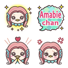 Japanese yokai Cute Amabie chan