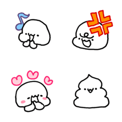 A bit annoying mochi - Emoji-