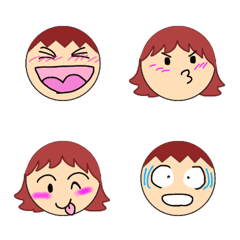 The pretty facial Emoji