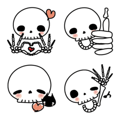 Funny Baby skull's  Emoji