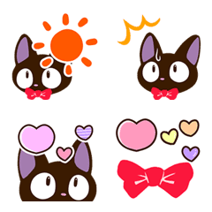 Sticker of Gentle Black Cat (Basic)