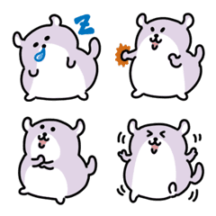 Fluffy chinchilla Emoji